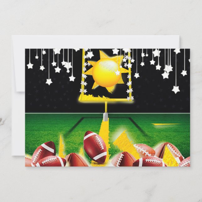 SUNDAY NIGHT FOOTBALL! INVITATION (Front)