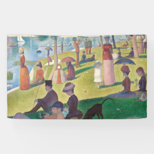 Sunday on La Grande Jatte Seurat Painting Banner