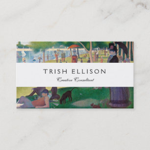 Sunday on La Grande Jatte Seurat Painting Business Card