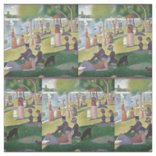 Sunday on La Grande Jatte Seurat Painting Fabric