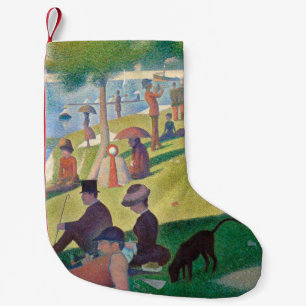 Sunday on La Grande Jatte Seurat Painting Small Christmas Stocking