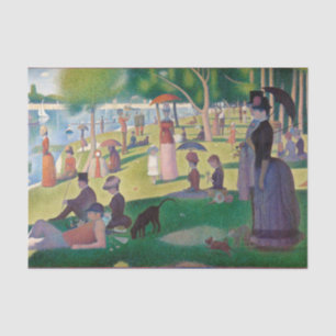 Sunday on La Grande Jatte Seurat Painting Tissue Paper