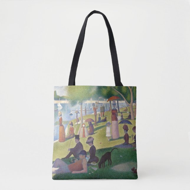 Sunday on La Grande Jatte Seurat Painting Tote Bag (Front)