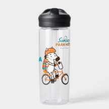Sunday Parkways Zebra water bottle