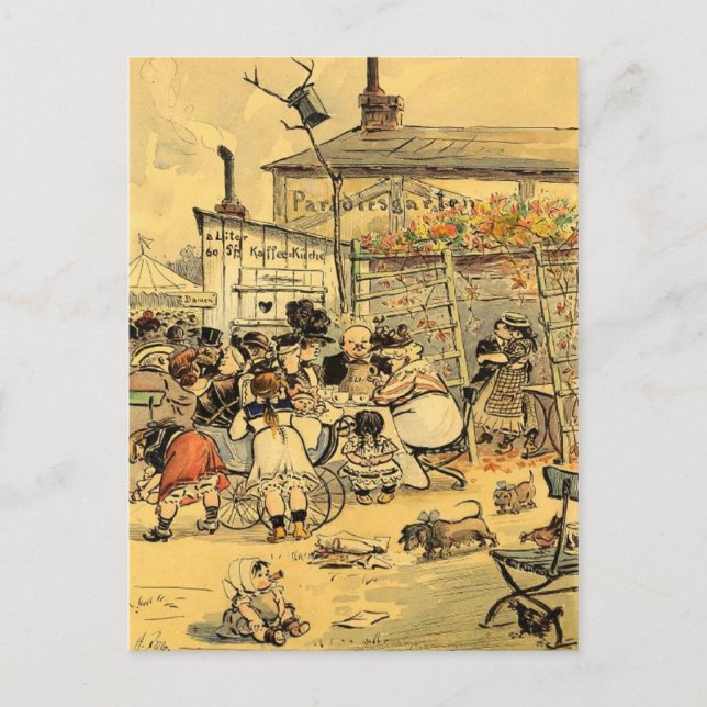 Sunday Pleasures Postcard (Front)