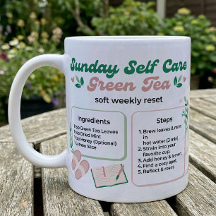 Sunday Reset Green Tea Calm Ritual Coffee Mug