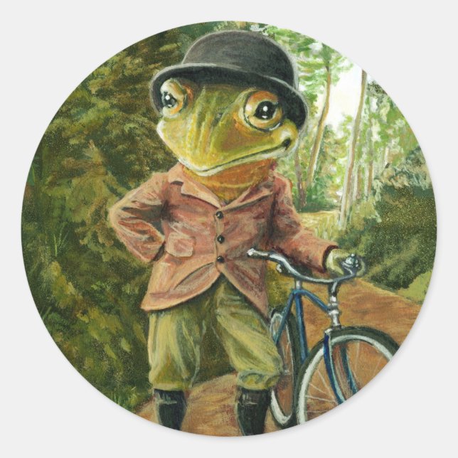 Sunday Ride Classic Round Sticker (Front)