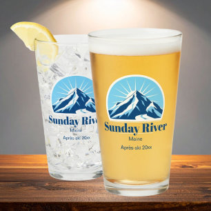 Sunday River Maine ski resort après-ski Glass