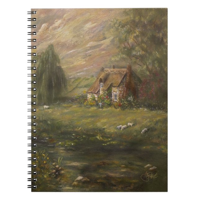 "Sunday Roast - An English Cottage" Notebook (Front)