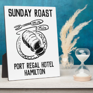 Sunday Roast Promotional Plaque