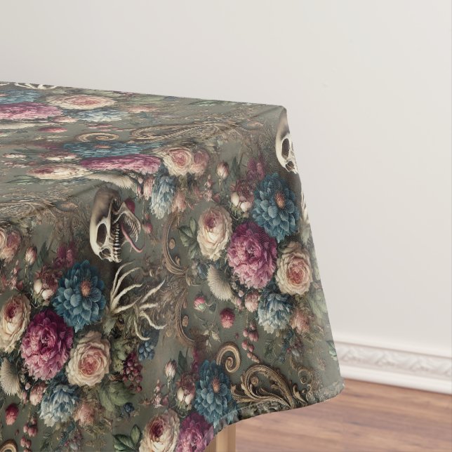 Sunday’s Cynic – Gothic Medium Pattern Tablecloth (In Situ)