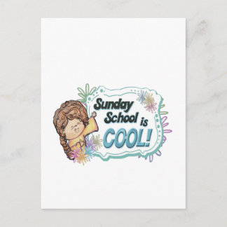 Sunday School is COOL ! Postcard
