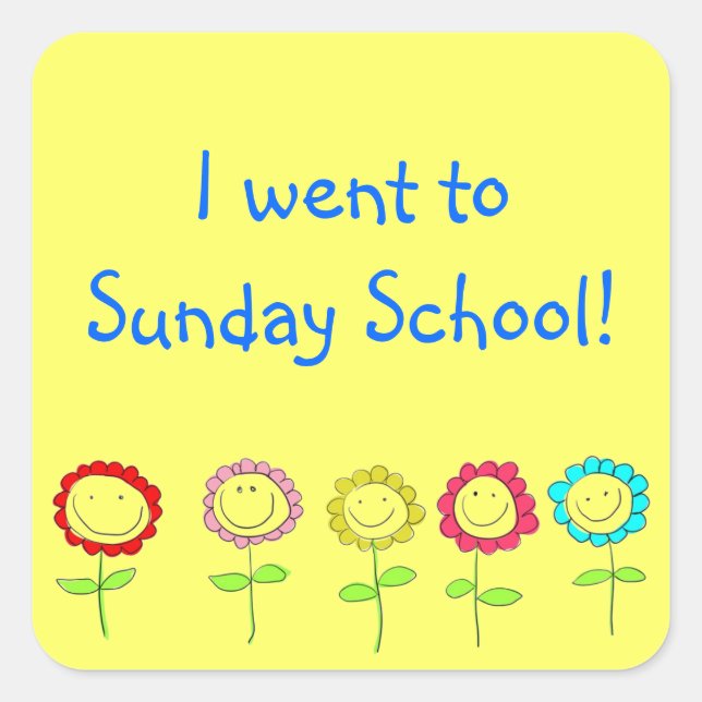 Sunday School Stickers (Front)