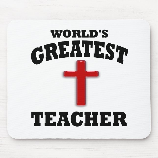 Sunday School Teacher Mouse Mat (Front)