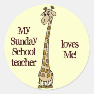 Sunday School Teacher Stickers