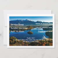 Sunday Serenity,Worship and Fellowship Invitation