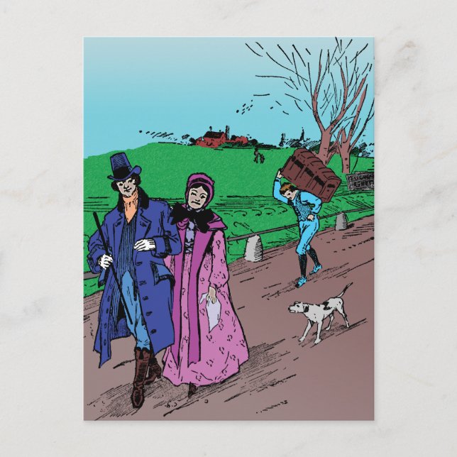 Sunday Stroll Postcard (Front)