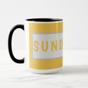 Sunday Today – Minimal Coffee Mug Design