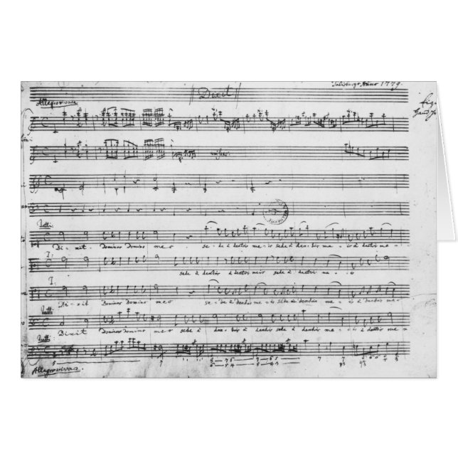 Sunday Vespers, 1779 (Front Horizontal)