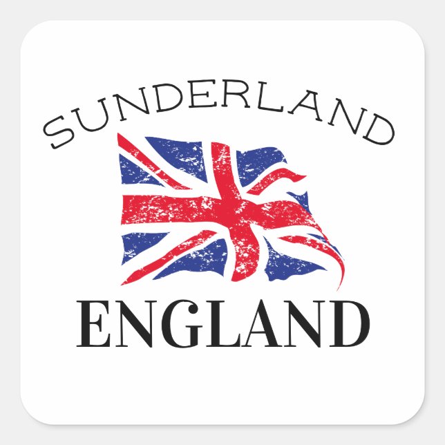 Sunderland England UK Square Sticker (Front)