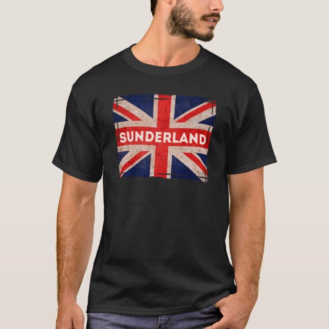 Sunderland Flag Born And Bred T-Shirt (Front)