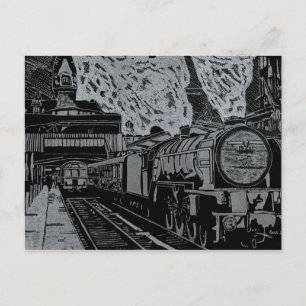 Sunderland Railway Station 1960s Postcard