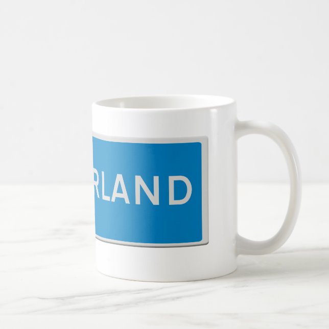 Sunderland Roadsign Coffee Mug (Right)