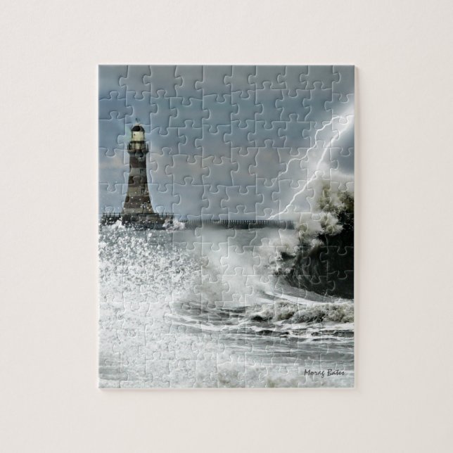 Sunderland - Roker Pier & Lighthouse Jigsaw Puzzle (Vertical)