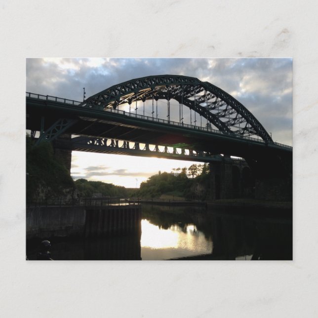 Sunderland Wearmouth Bridge Postcard (Front)