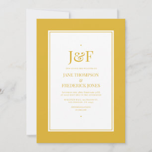 Sundial Colour Wedding Invitation