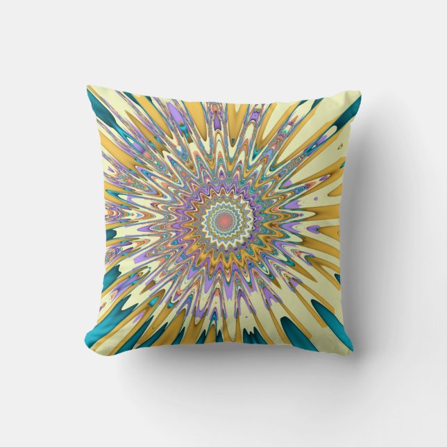 Sundial Fractal Cushion (Front)