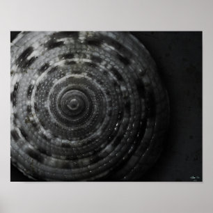 Sundial (Front) BW Poster