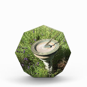 Sundial in Lavender Photo Block