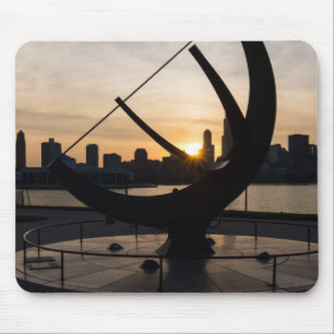 Sundial Sunset Mouse Mat