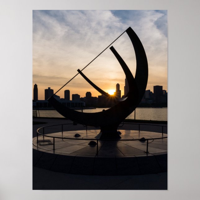 Sundial Sunset Poster (Front)