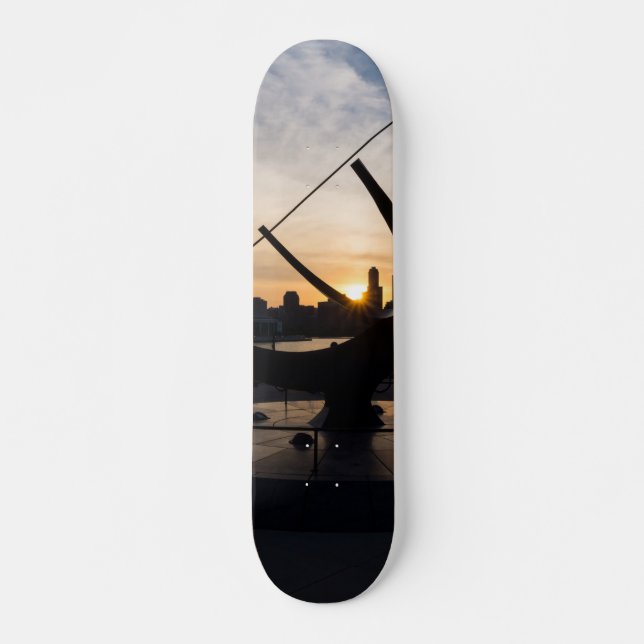 Sundial Sunset Skateboard (Front)