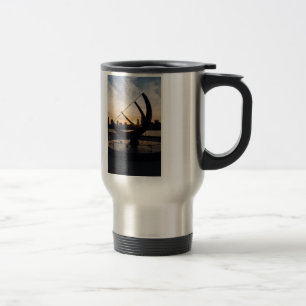 Sundial Sunset Travel Mug