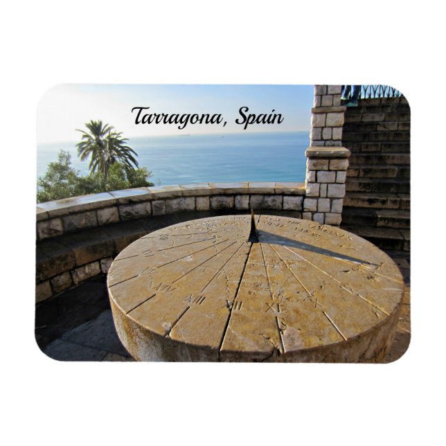 Sundial, Tarragona, Spain Magnet (Horizontal)