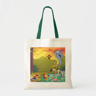 Sundown At The Water Hole Tote Bag