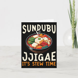 Sundubu Jjigae Asian Food Foodie Korean Cuisine Ko Card