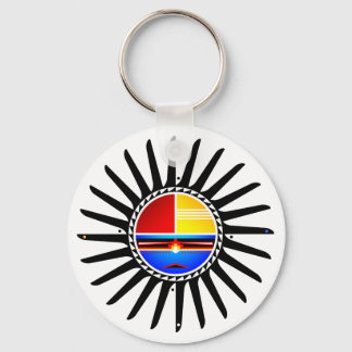 Sunface Key Ring