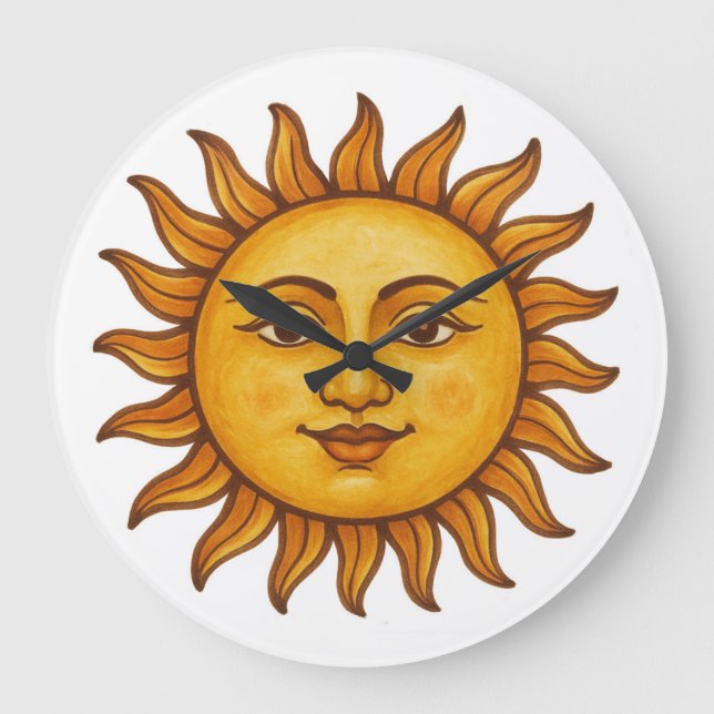 Sunface Large Clock (Front)