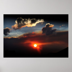 sunfire sunset poster