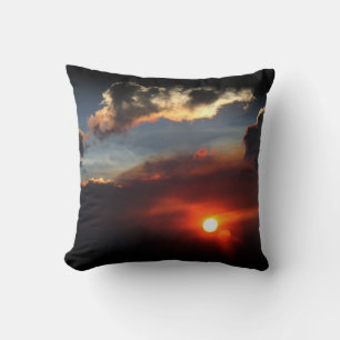 sunfire sunset throw pillow