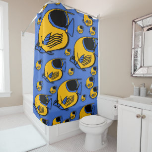 Sunfish #10 shower curtain