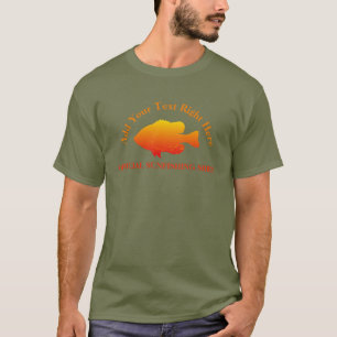 Sunfish Bluegill Fishing Customisable T-Shirt