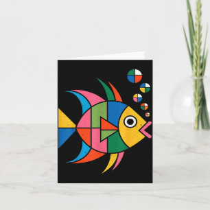 Sunfish Graphic Fish Lover Illustration Card