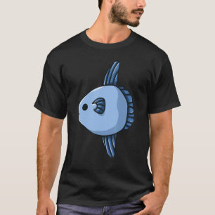 Sunfish Ocean Sunfish Common Mola   Mola Mola Fish T-Shirt