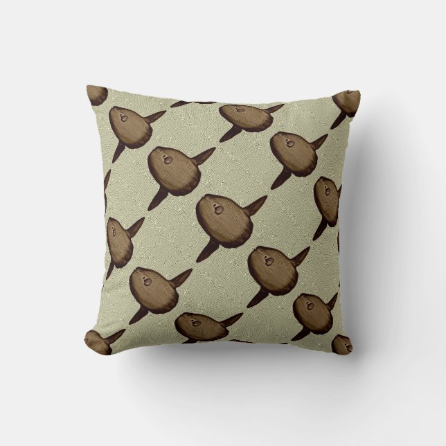 Sunfish Shoal Throw Cushion (Front)