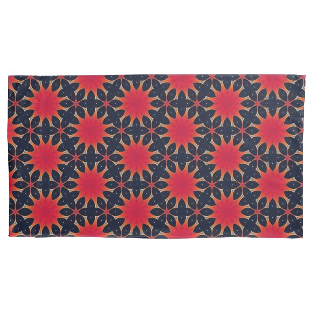 Sunflare Mosaic King Pillowcase (Front-Left)
